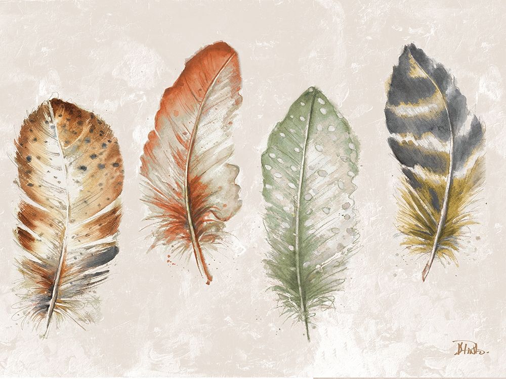 Watercolor Feathers art print by Patricia Pinto for $57.95 CAD