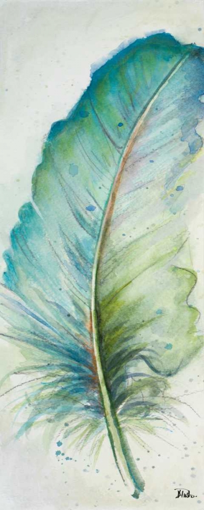 Watercolor Feather IV art print by Patricia Pinto for $57.95 CAD