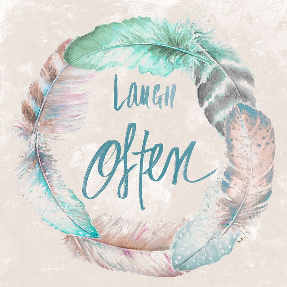 Laugh Often art print by Patricia Pinto for $57.95 CAD