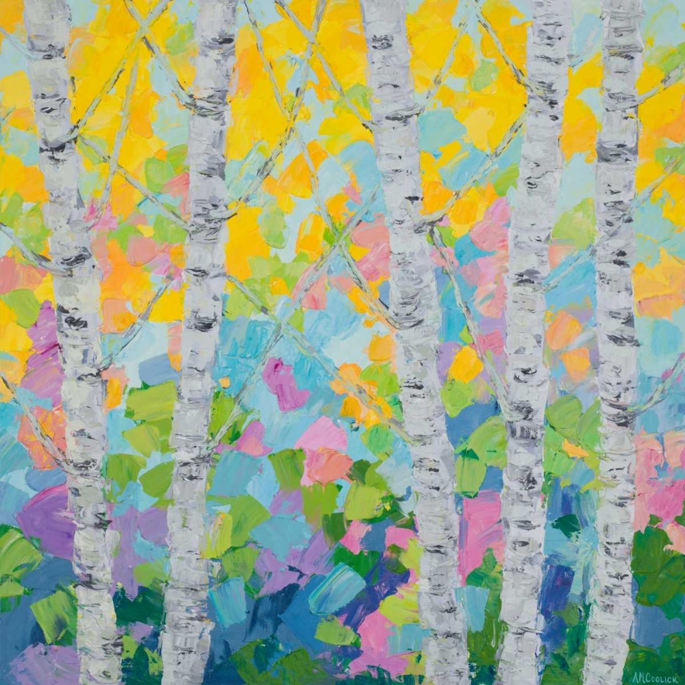 Dancing Birch Tree II art print by Ann Marie Coolick for $57.95 CAD