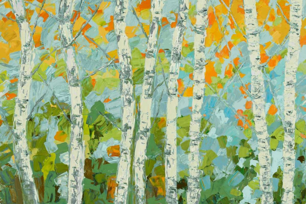 Autumn Dancing Birch Tree I art print by Ann Marie Coolick for $57.95 CAD