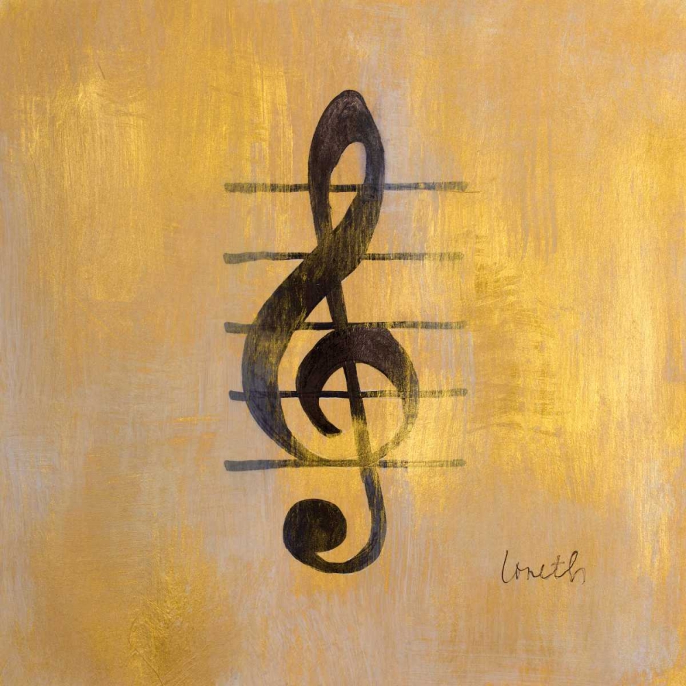 Treble Clef Border art print by Lanie Loreth for $57.95 CAD