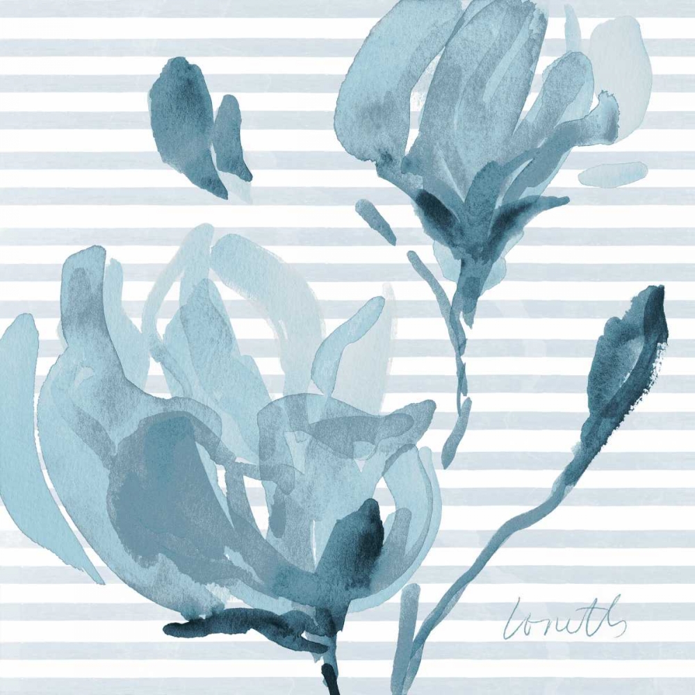 Blue Magnolias I art print by Lanie Loreth for $57.95 CAD