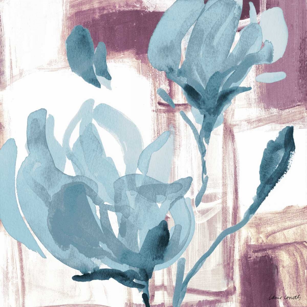 Blue Magnolias I art print by Lanie Loreth for $57.95 CAD