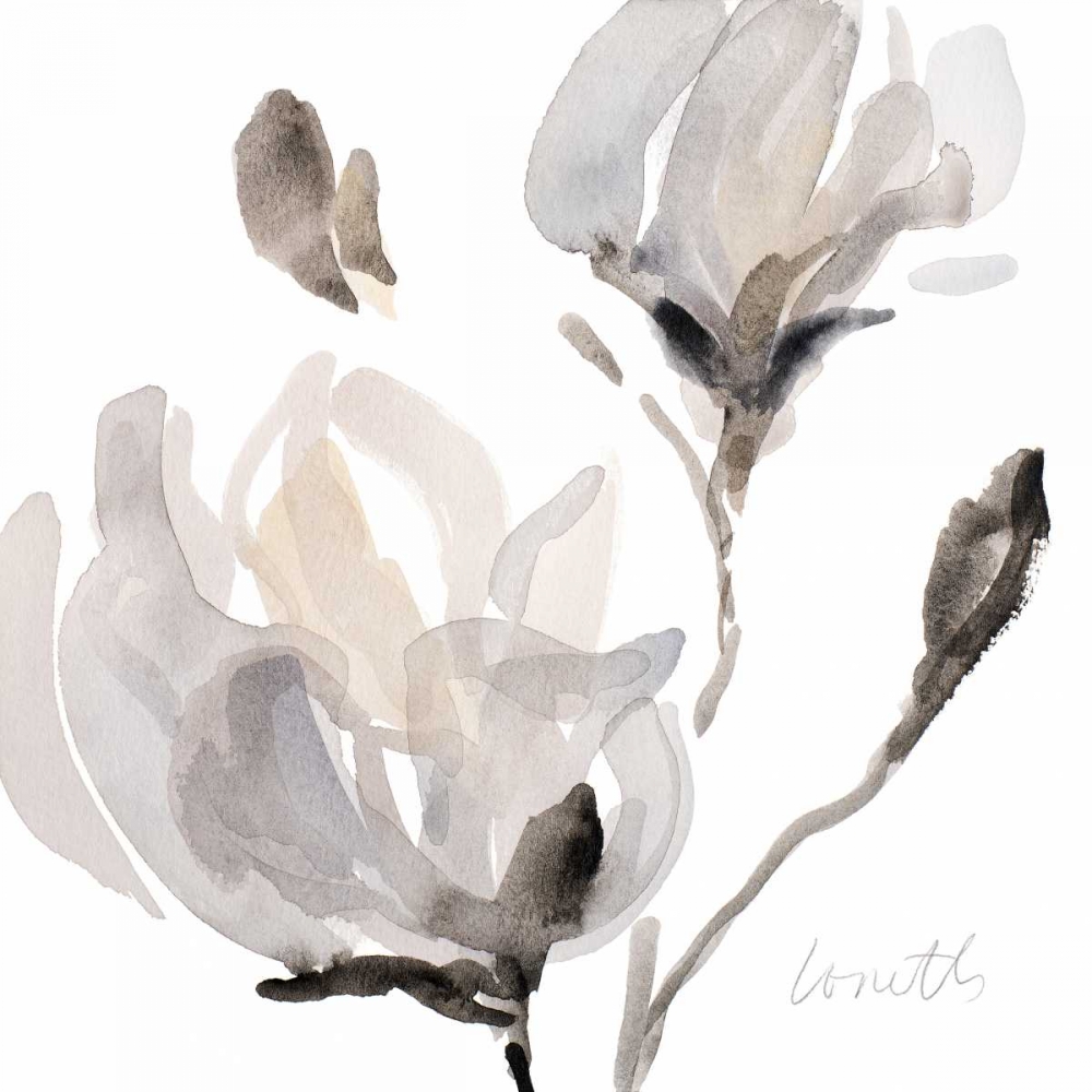 Tonal Magnolias I art print by Lanie Loreth for $57.95 CAD