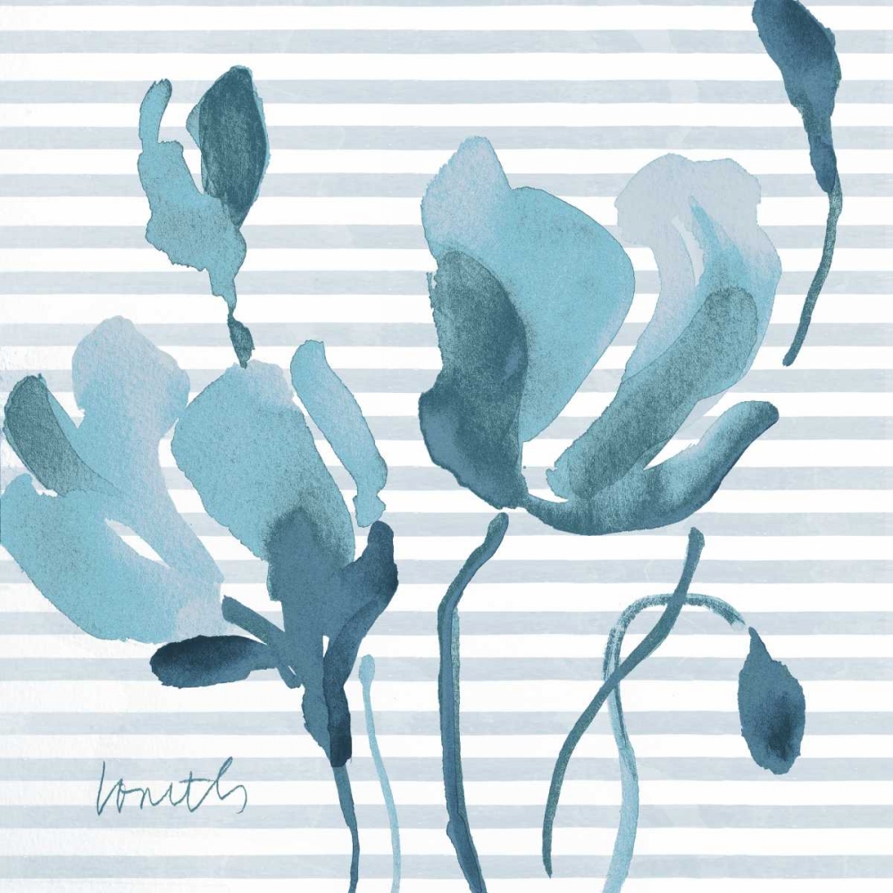 Blue Magnolias II art print by Lanie Loreth for $57.95 CAD