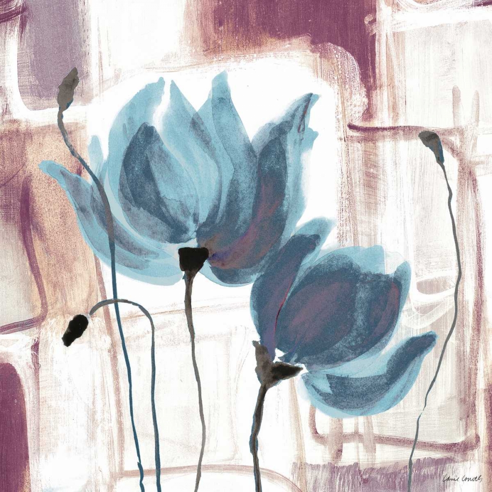 Blue Magnolias II art print by Lanie Loreth for $57.95 CAD