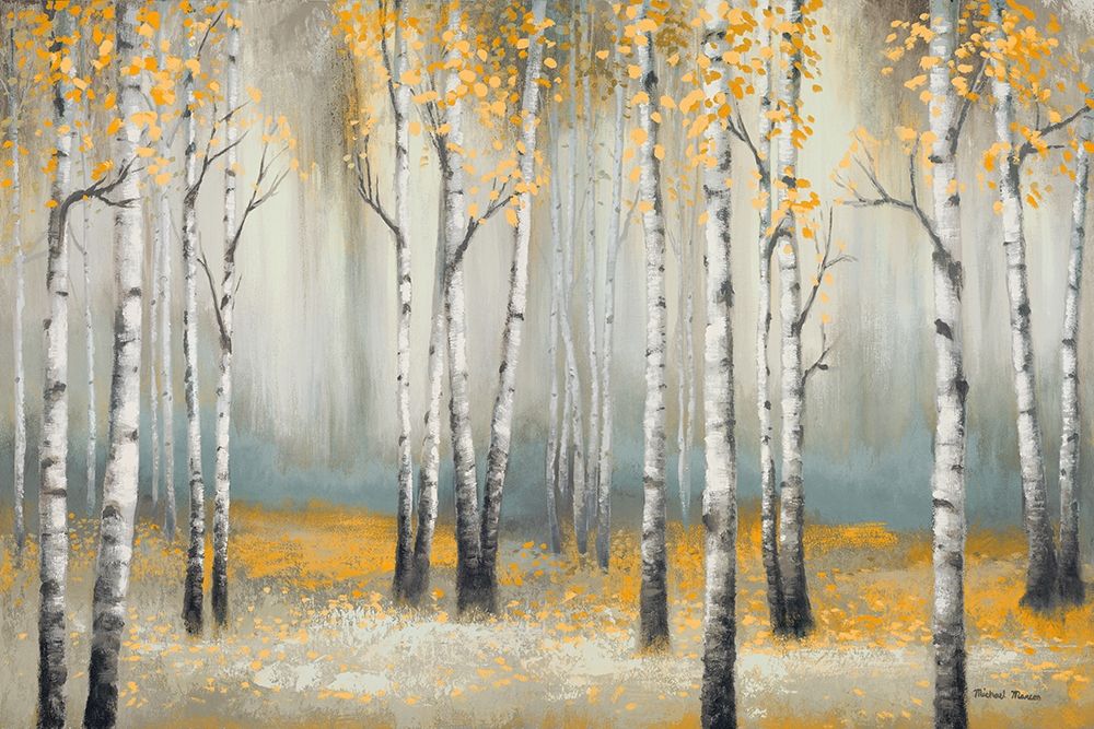 Golden September Birch art print by Michael Marcon for $57.95 CAD