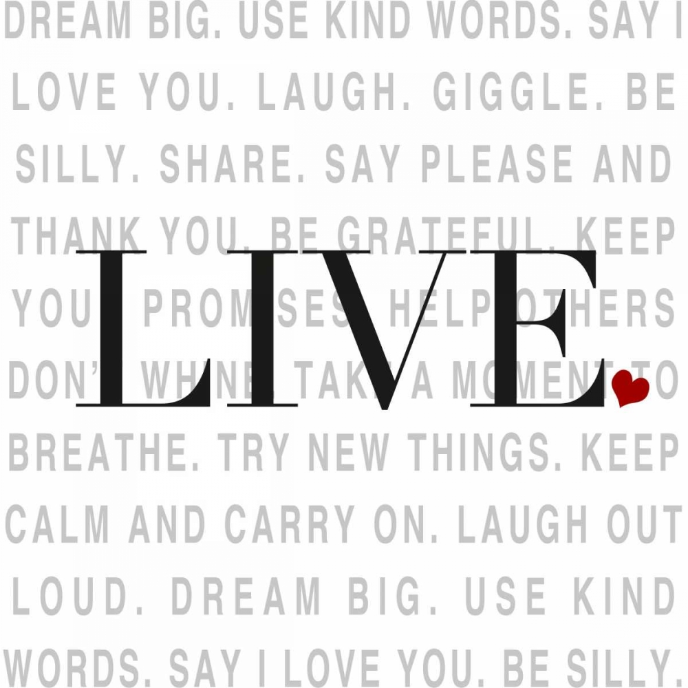 Love and Life II art print by SD Graphics Studio for $57.95 CAD