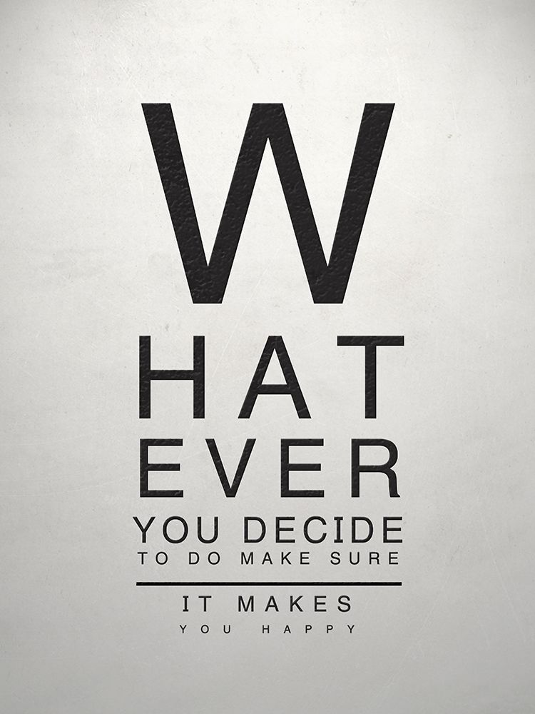 Inspirational Eye Chart III art print by SD Graphics Studio for $57.95 CAD