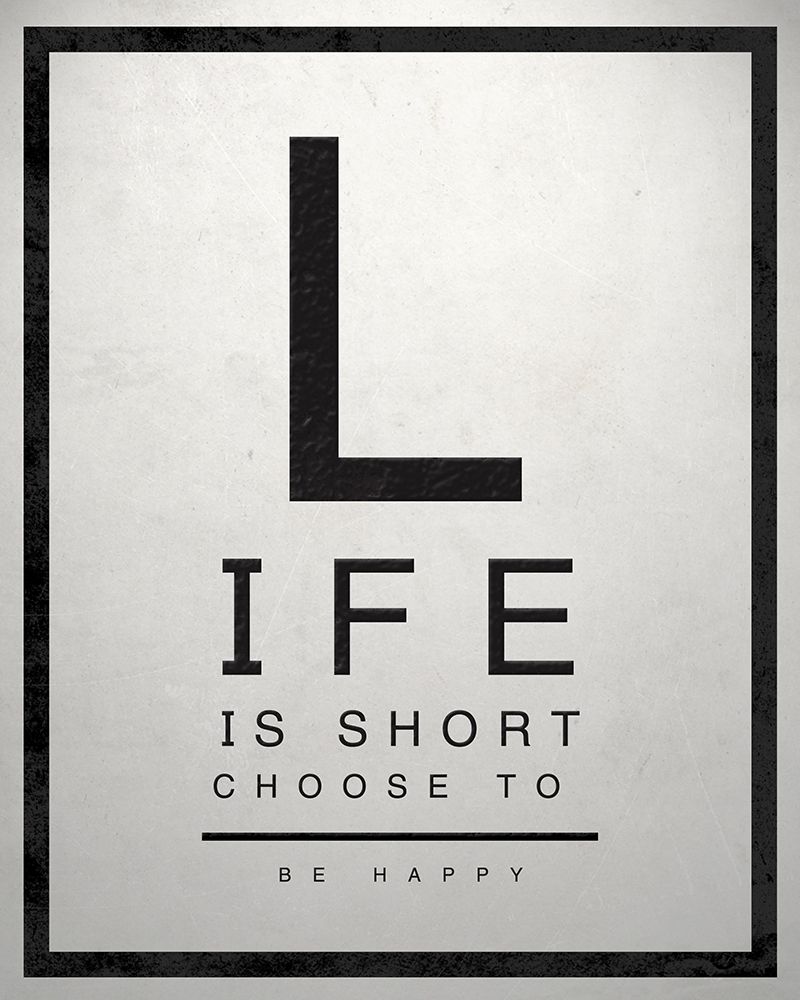 Inspirational Eye Chart IV art print by SD Graphics Studio for $57.95 CAD