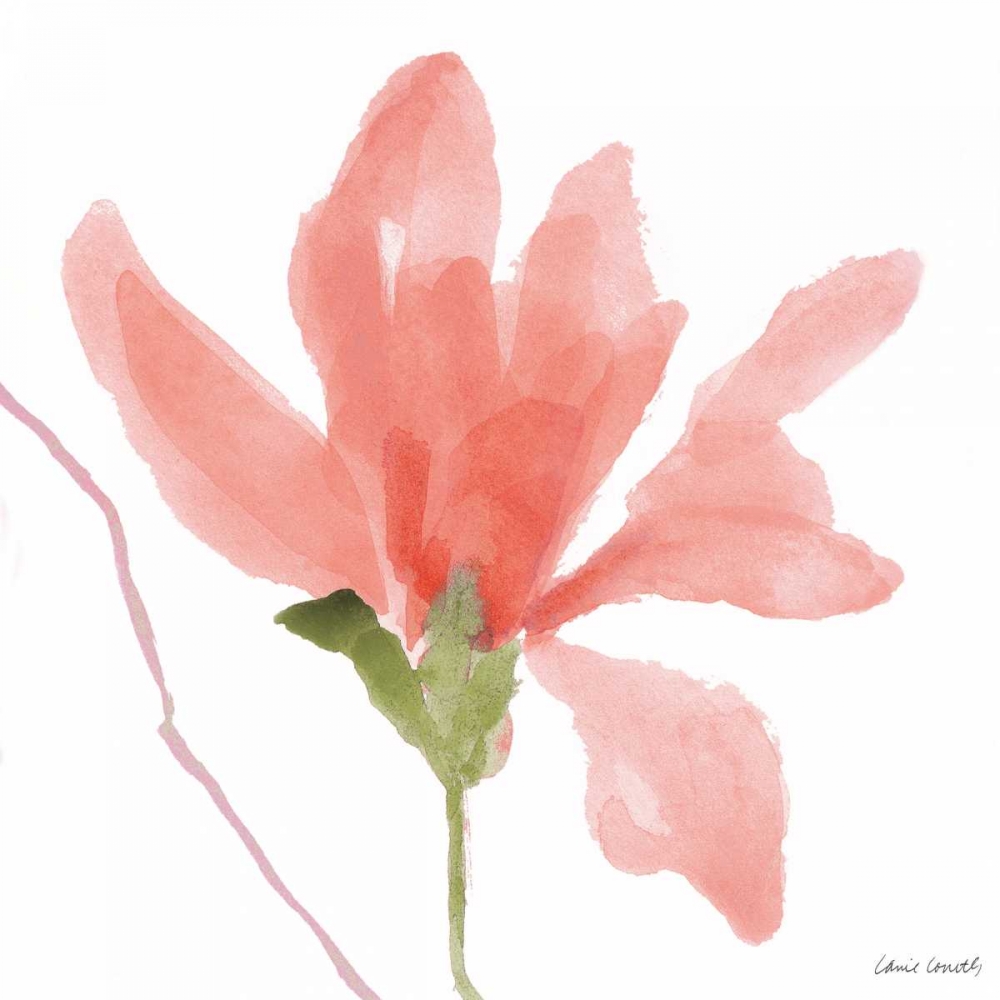 Floral Sway Peach I art print by Lanie Loreth for $57.95 CAD