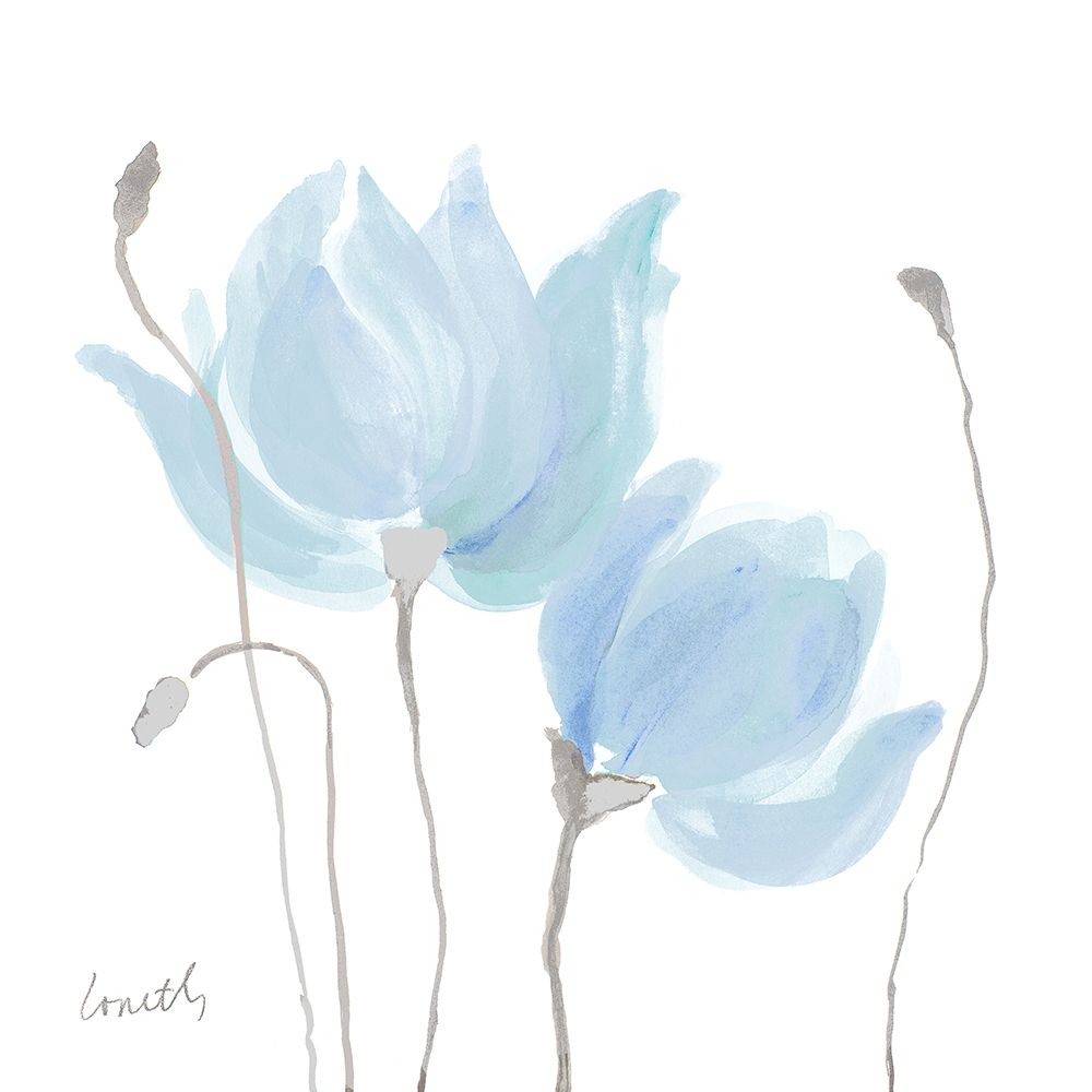 Floral Sway Blue I art print by Lanie Loreth for $57.95 CAD