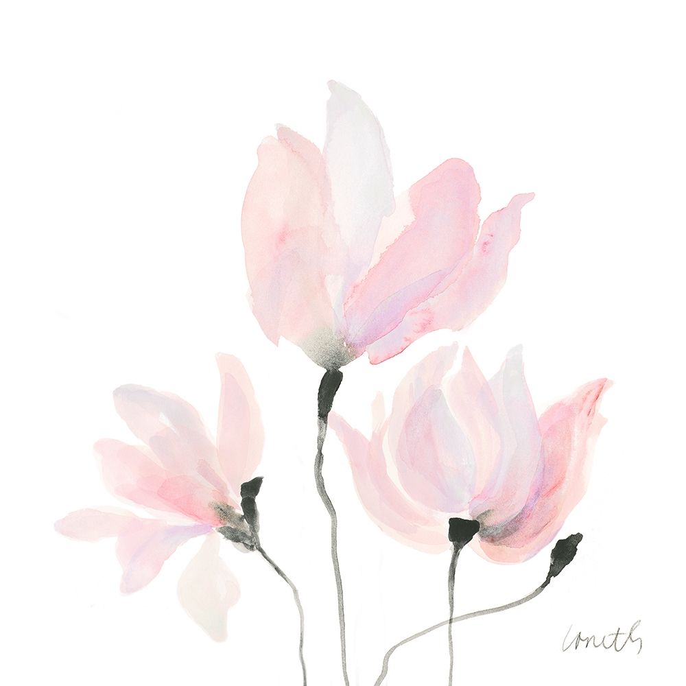 Pastel Floral Sway I art print by Lanie Loreth for $57.95 CAD