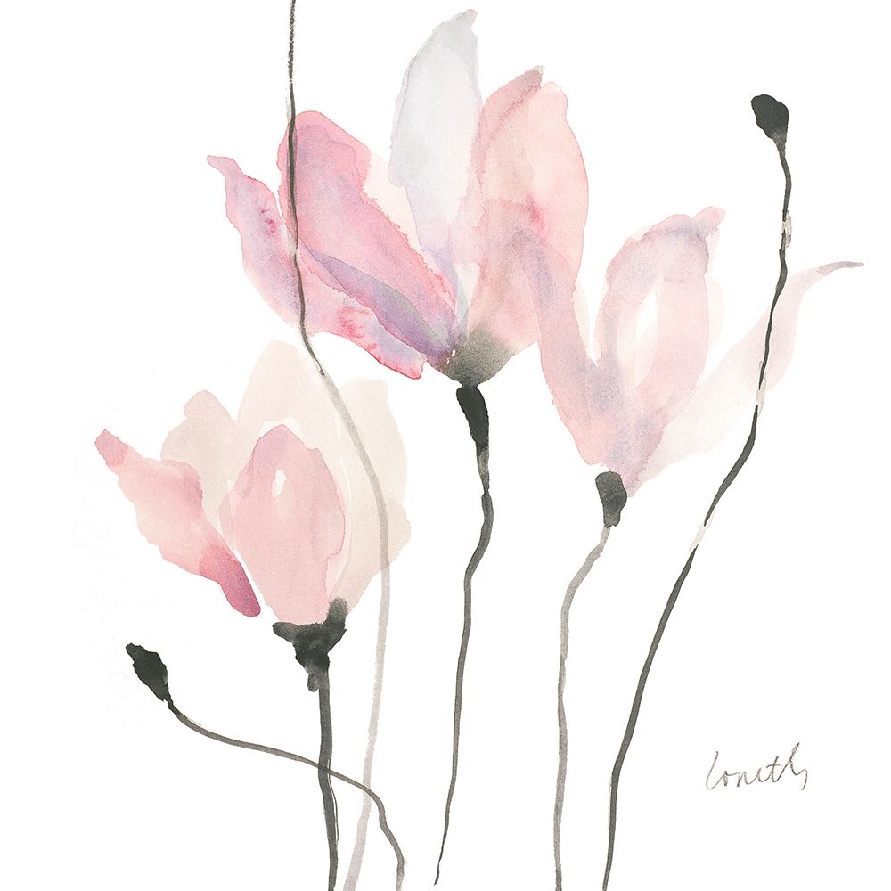 Pastel Floral Sway II art print by Lanie Loreth for $57.95 CAD