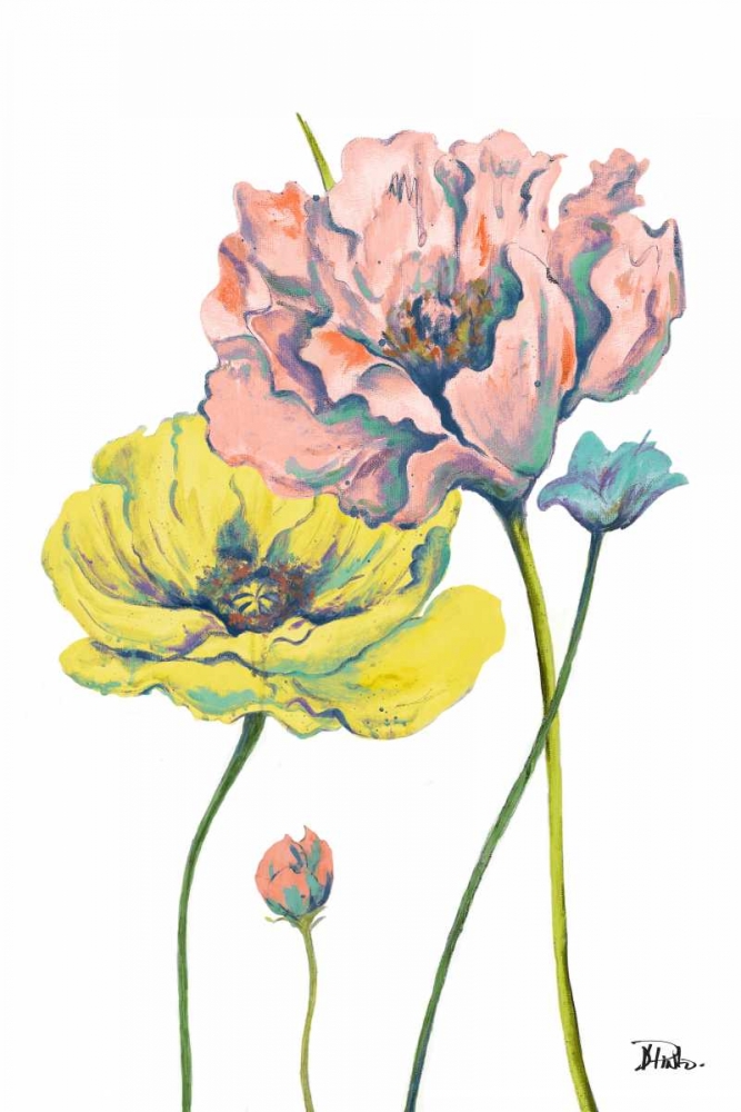 Fresh Colored Poppies I art print by Patricia Pinto for $57.95 CAD