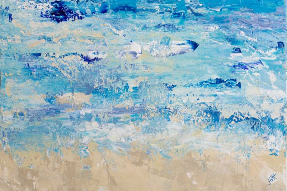 Blue Crashing Wave art print by Julie DeRice for $57.95 CAD