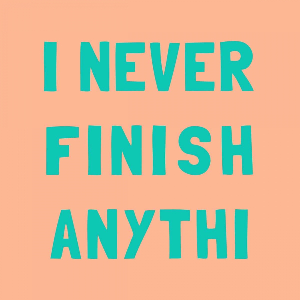 Never Grow I (peach) art print by SD Graphics Studio for $57.95 CAD