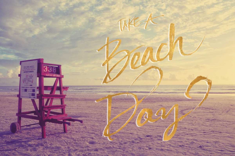 Take a Beach Day art print by Gail Peck for $57.95 CAD