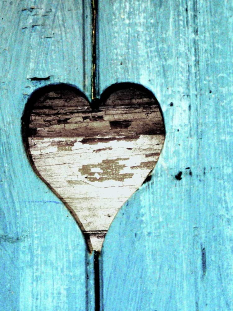 Wood Heart art print by Gail Peck for $57.95 CAD