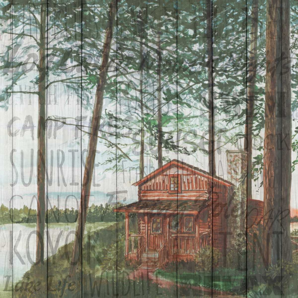 Into the Woods Words I art print by Linda Baliko for $57.95 CAD