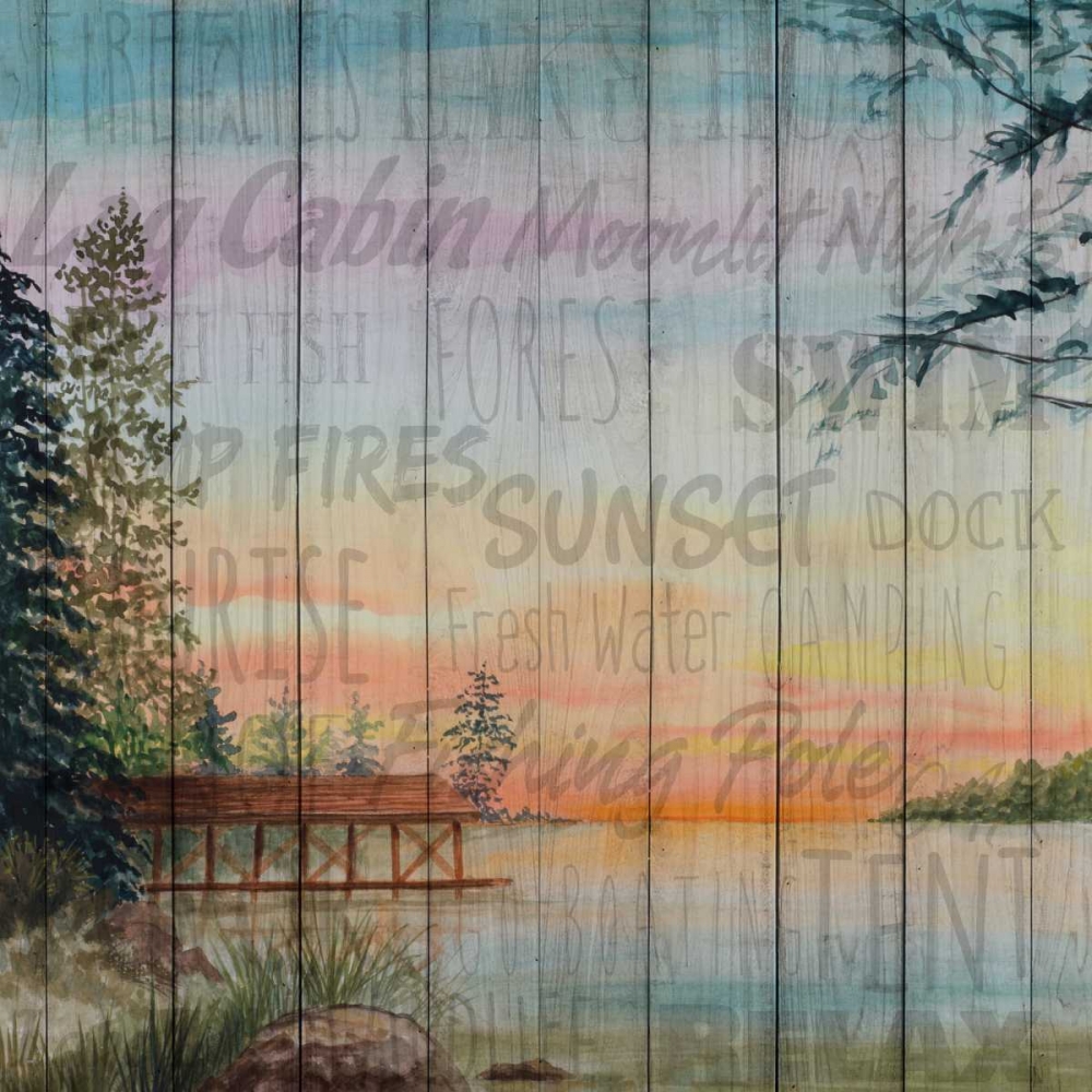 Into the Woods Words II art print by Linda Baliko for $57.95 CAD