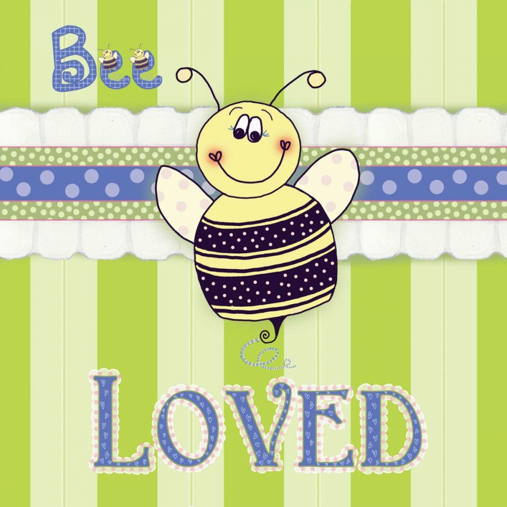 Bee Border I art print by Andi Metz for $57.95 CAD
