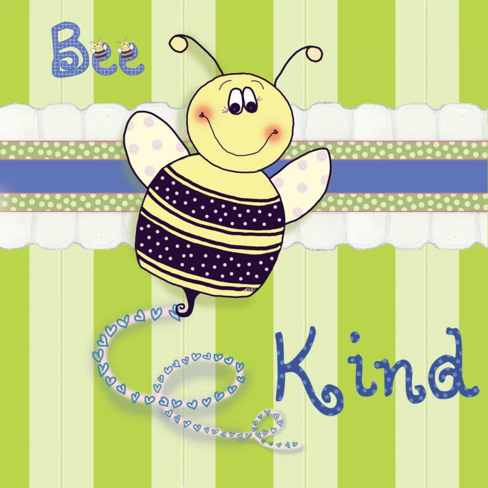 Bee Border II art print by Andi Metz for $57.95 CAD
