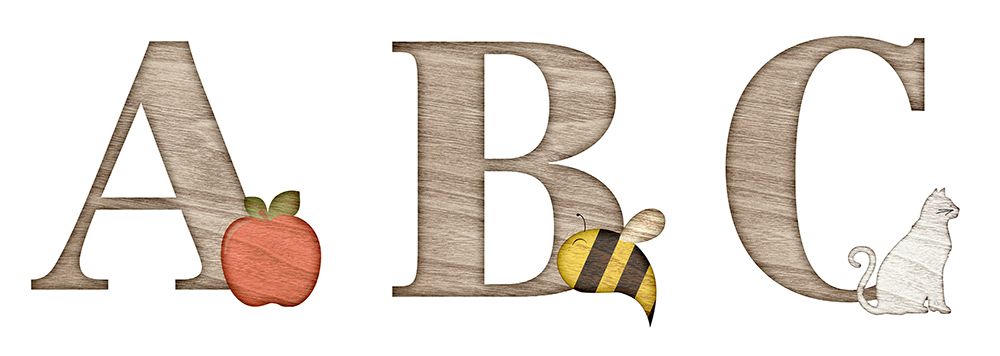 Elementary ABC art print by SD Graphics Studio for $57.95 CAD