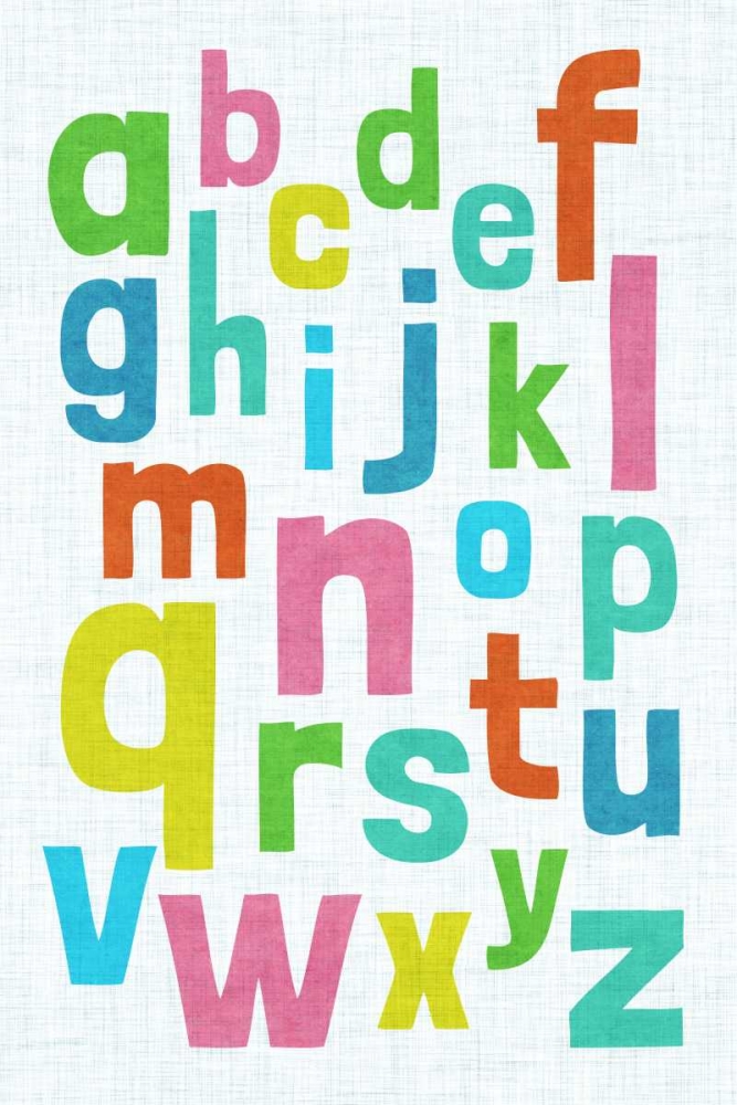 Alphabet of Colors I art print by SD Graphics Studio for $57.95 CAD