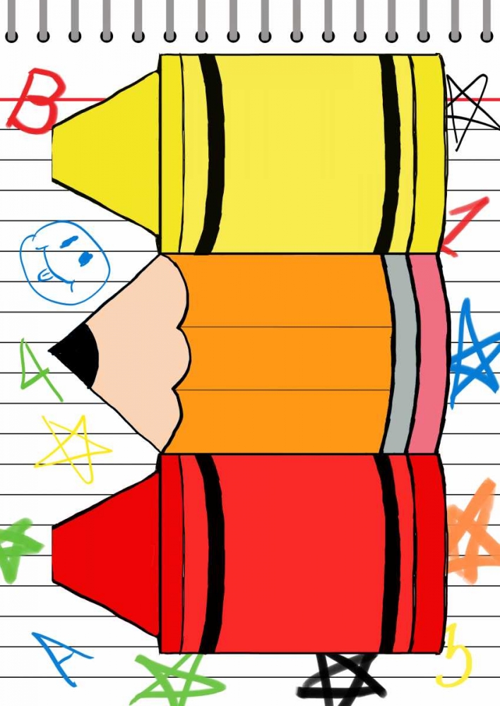 School Scribble II art print by SD Graphics Studio for $57.95 CAD