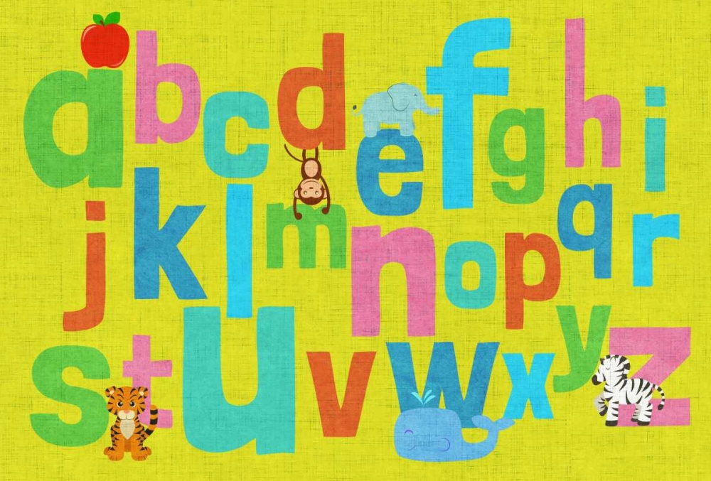 Alphabet of Colors II art print by SD Graphics Studio for $57.95 CAD