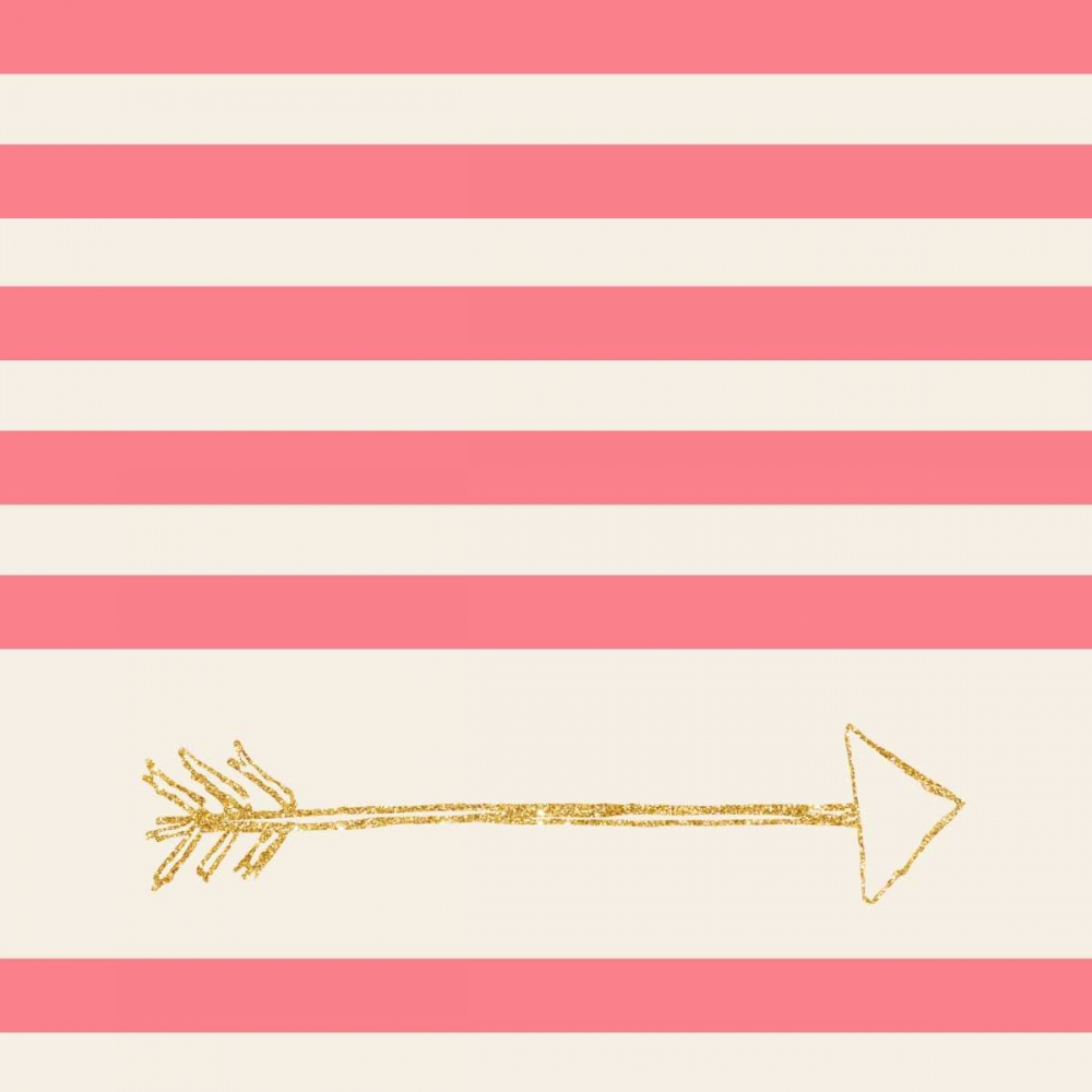 Pink and Gold Faded Arrow art print by SD Graphics Studio for $57.95 CAD