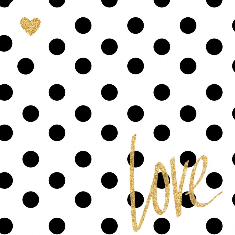 Love with Dots art print by SD Graphics Studio for $57.95 CAD