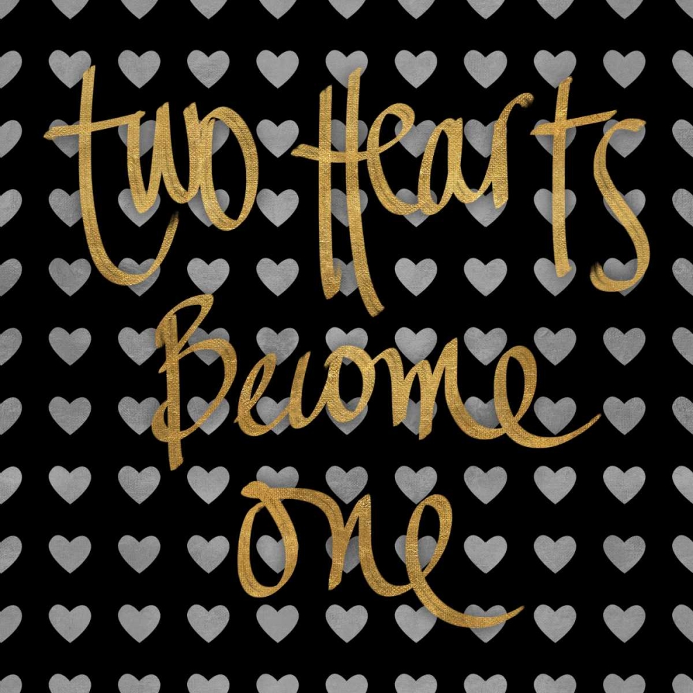 Two Hearts Become One Pattern art print by SD Graphics Studio for $57.95 CAD