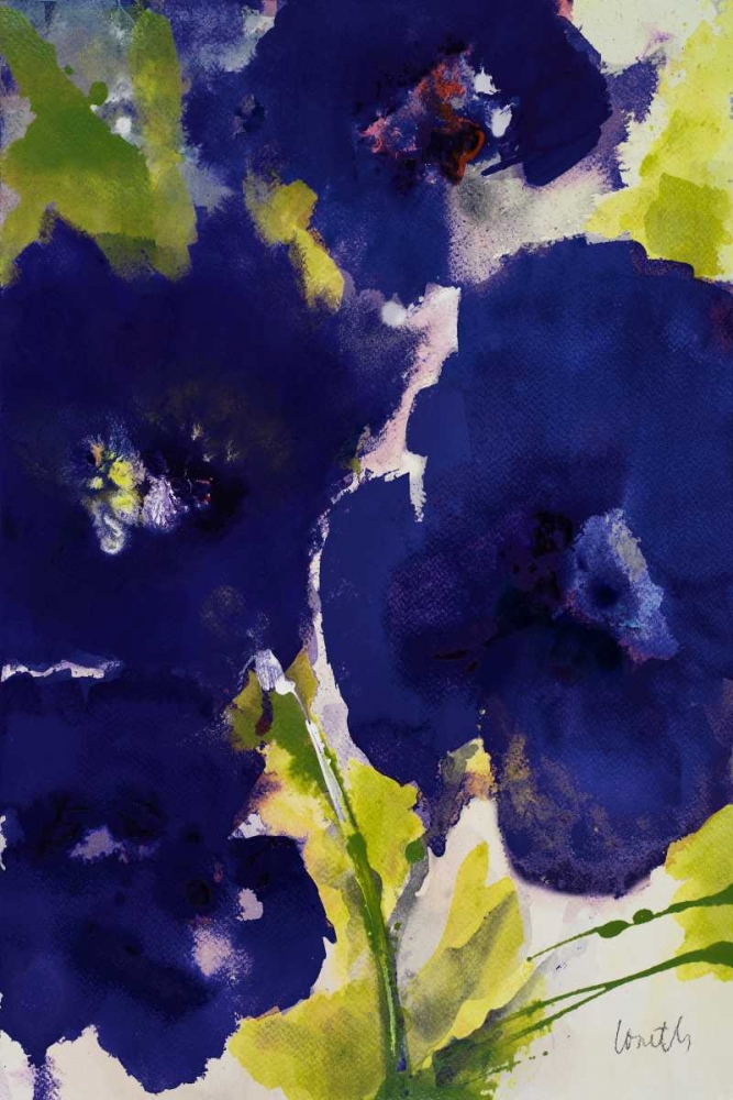 Dark Violetti Flowers I art print by Lanie Loreth for $57.95 CAD