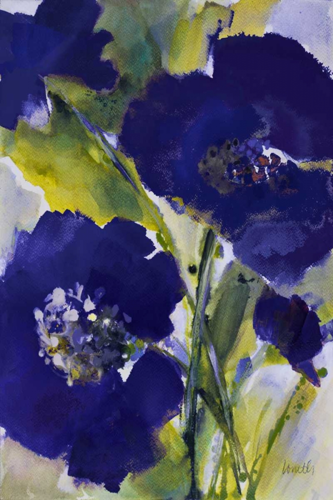 Dark Violetti Flowers II art print by Lanie Loreth for $57.95 CAD