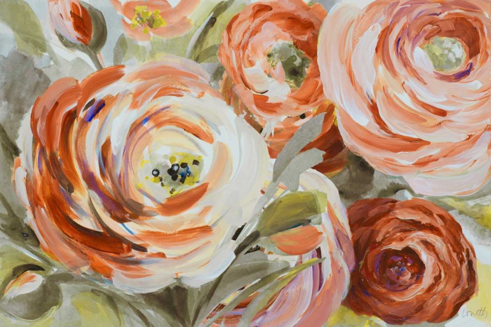 Ranunculus Naranja art print by Lanie Loreth for $57.95 CAD