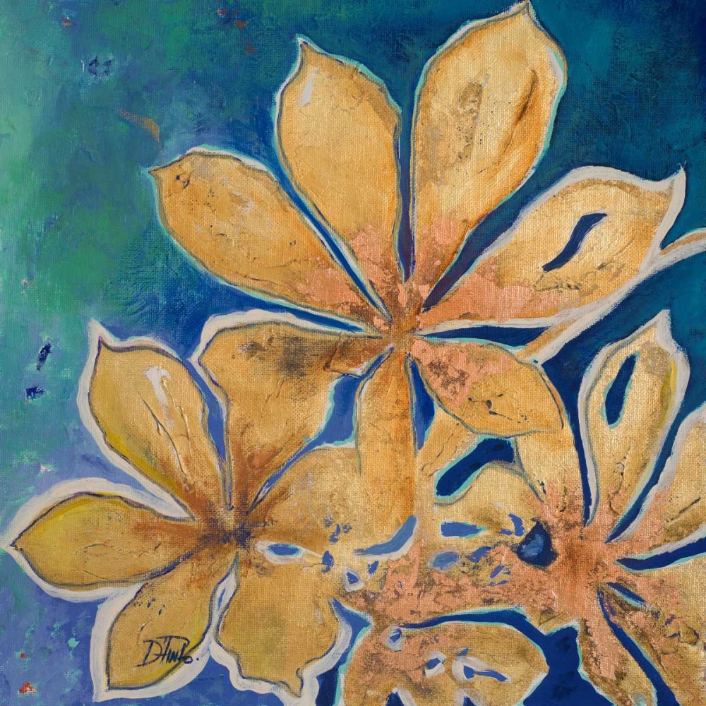 Fiori d Oro I art print by Patricia Pinto for $57.95 CAD