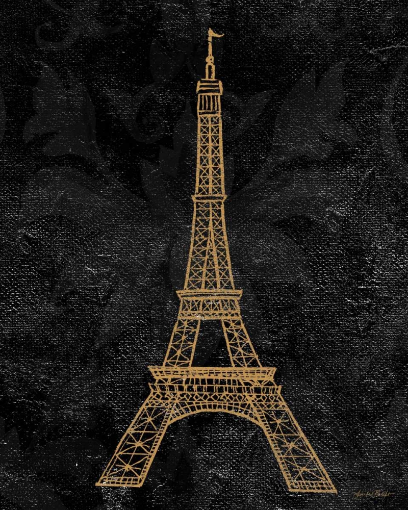Elegant Paris Gold art print by Linda Baliko for $57.95 CAD