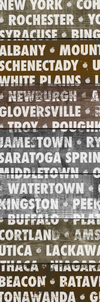 Cities on Wood art print by Dan Meneely for $57.95 CAD