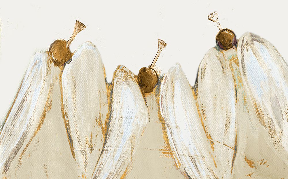 Golden Trumpeting Angels art print by Robin Maria for $57.95 CAD