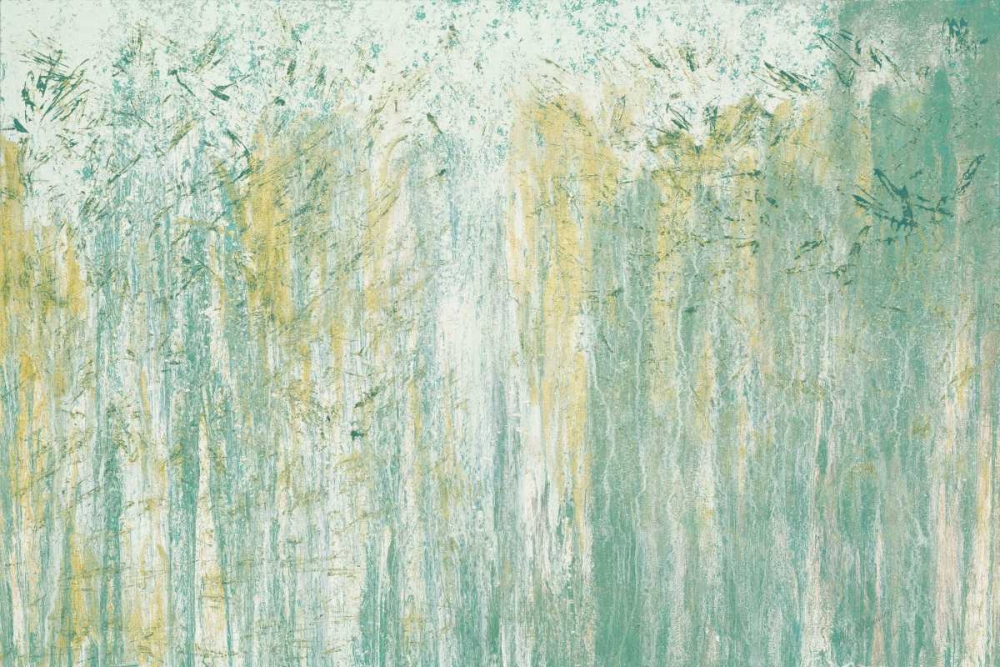 Teal Ambient Surround art print by M. Mercado for $57.95 CAD