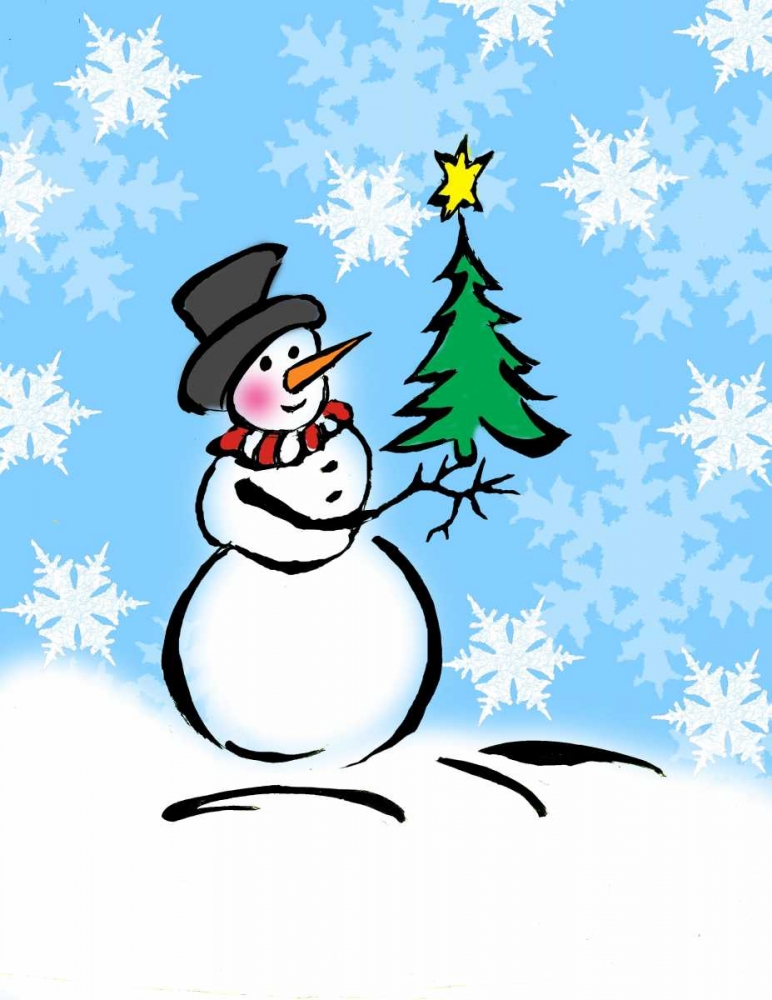 Silly Snowmen III art print by Nicholas Biscardi for $57.95 CAD