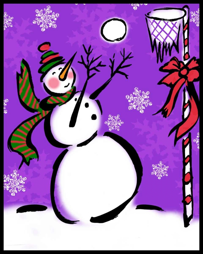 Silly Snowmen VII art print by Nicholas Biscardi for $57.95 CAD