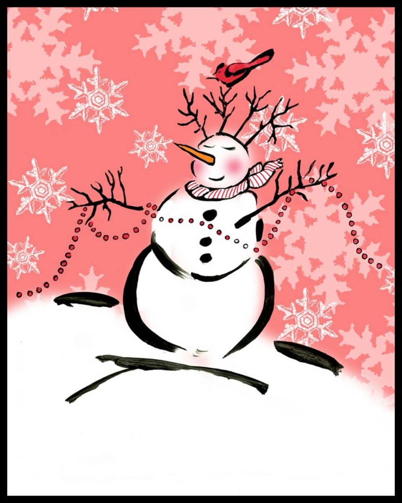 Silly Snowmen XI art print by Nicholas Biscardi for $57.95 CAD