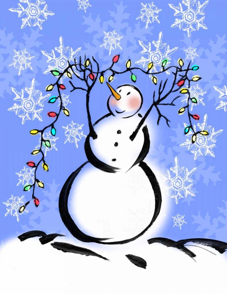 Silly Snowmen I art print by Nicholas Biscardi for $57.95 CAD