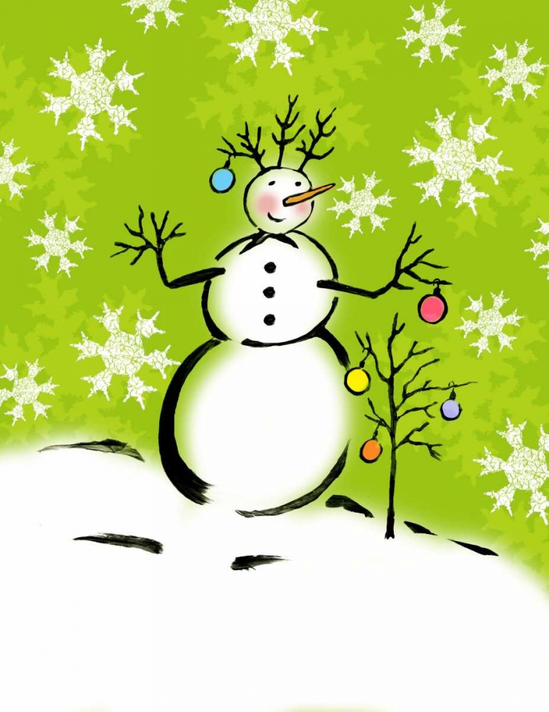 Silly Snowmen IV art print by Nicholas Biscardi for $57.95 CAD