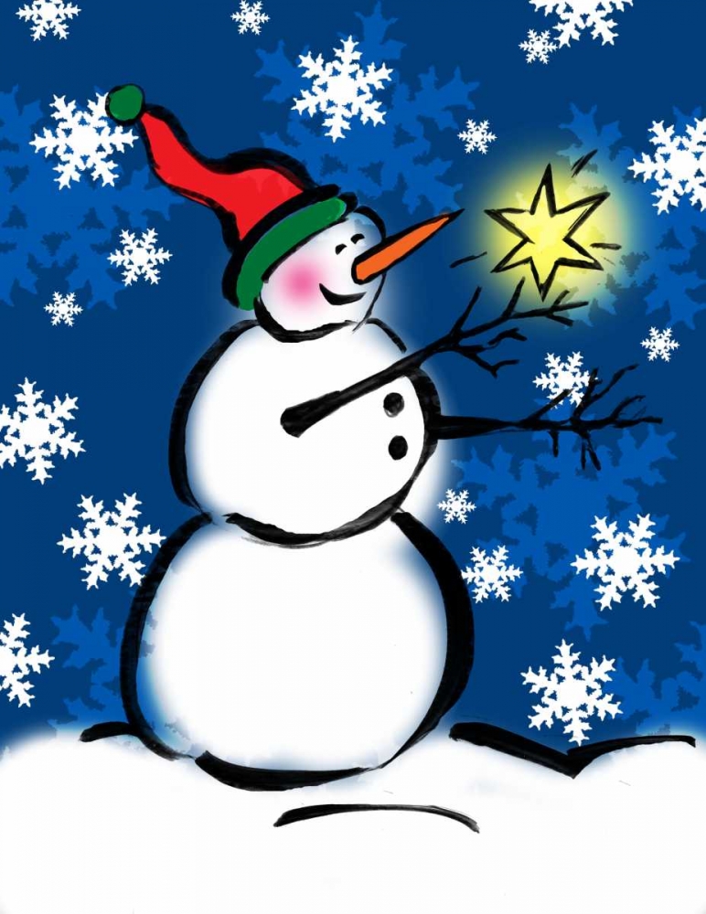 Silly Snowmen II art print by Nicholas Biscardi for $57.95 CAD