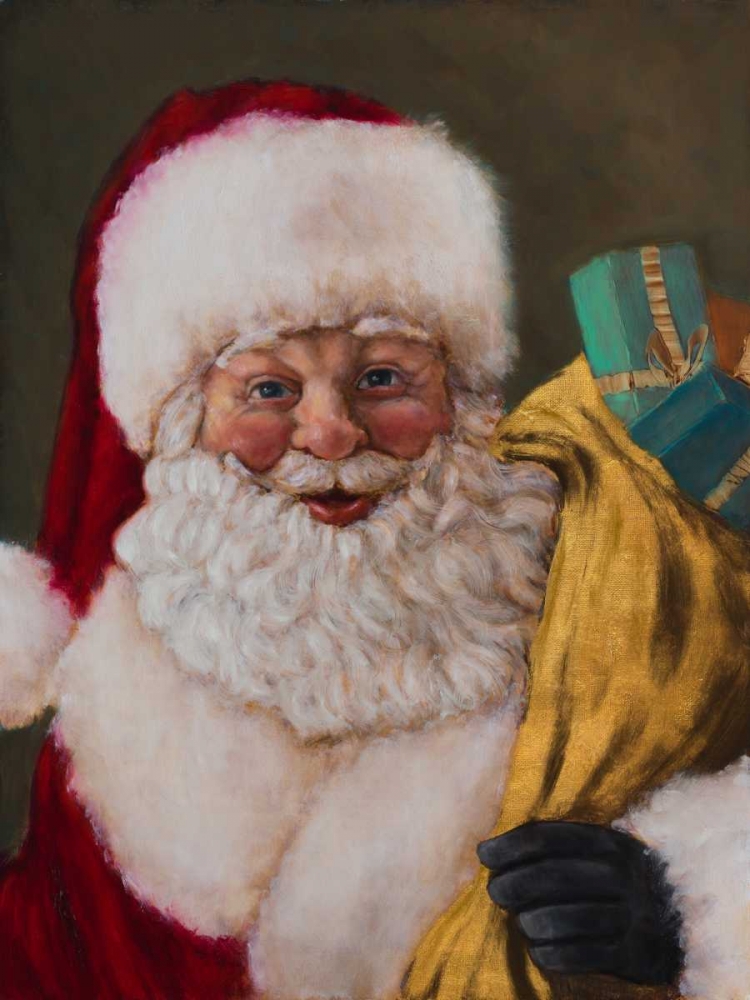 Jolly Saint Nick art print by Walt Johnson for $57.95 CAD